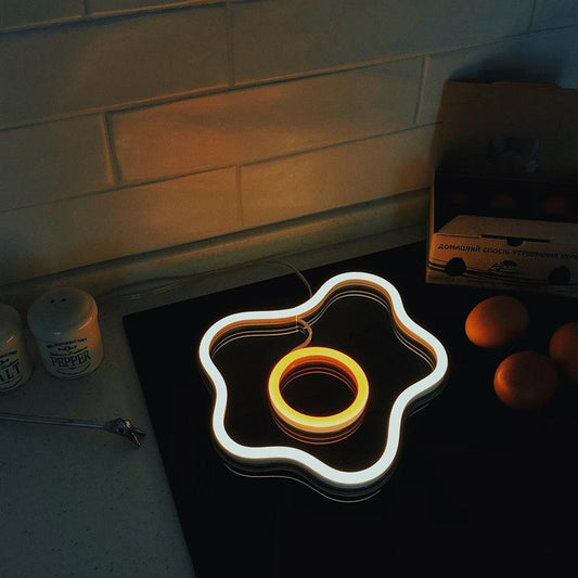 Fried Egg neon sign for Home Decor