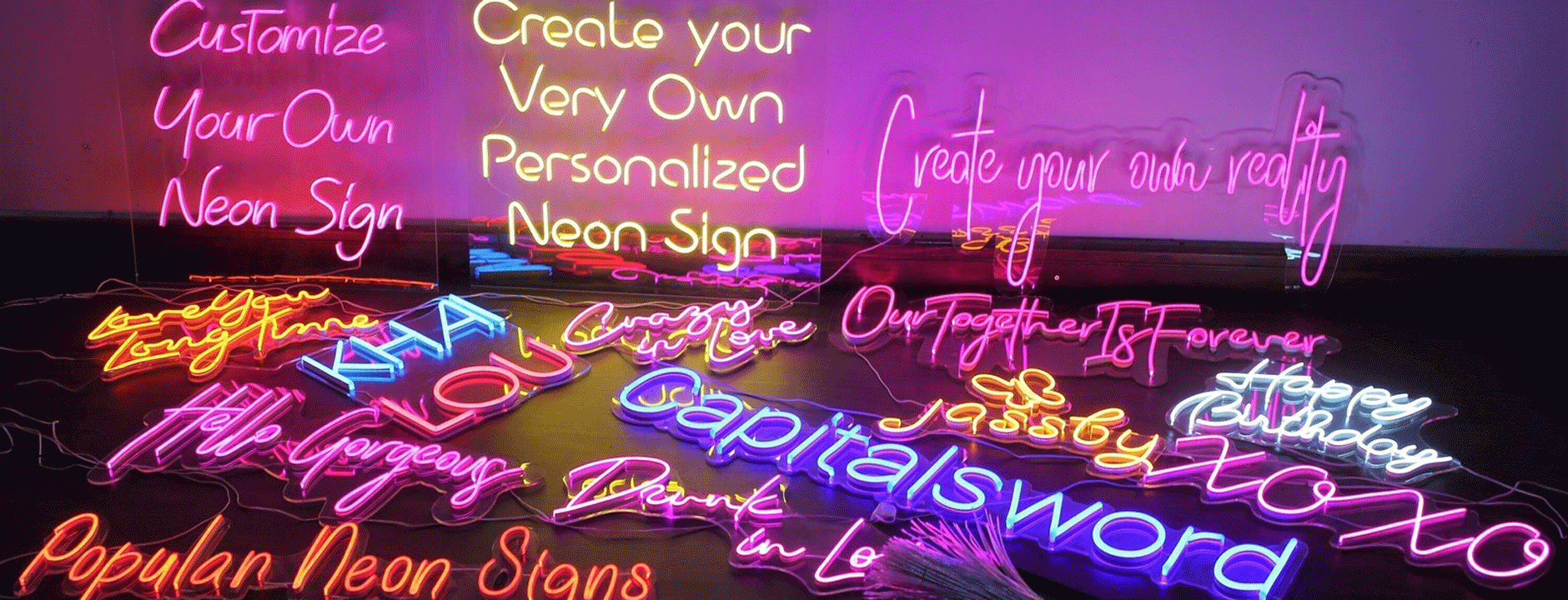 Custom LED neon sign