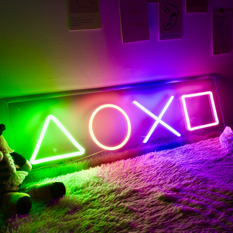 game room neon