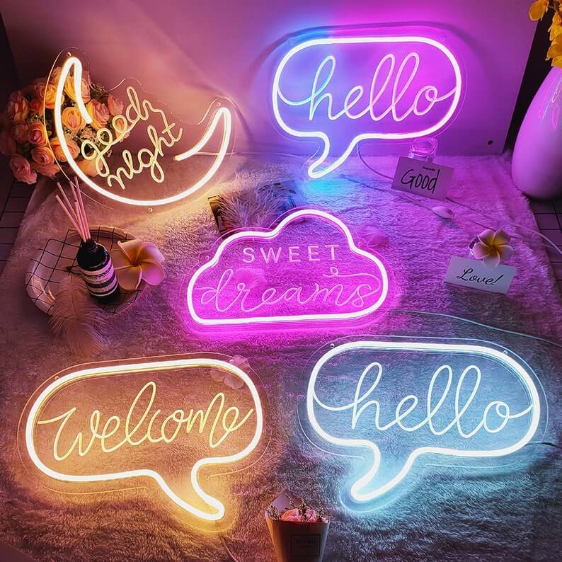 Small Sweet Dreams Neon Sign