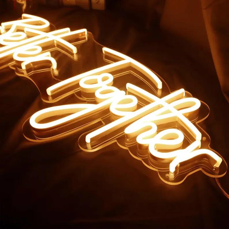 better together neon sign for sale | wedding neon sign | isneon 