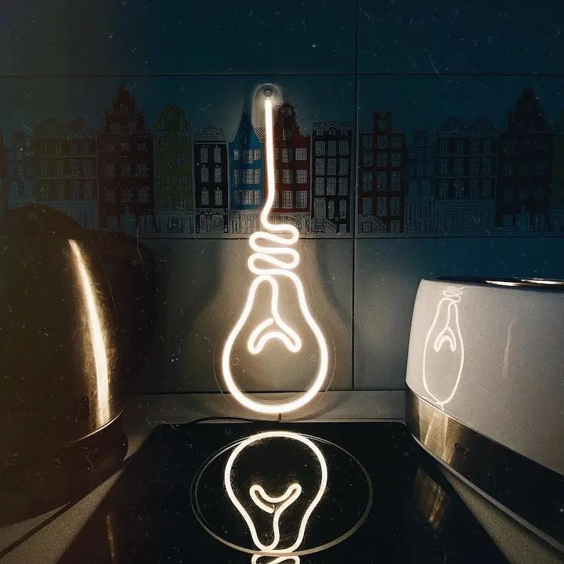 Light Bulb LED Neon Sign