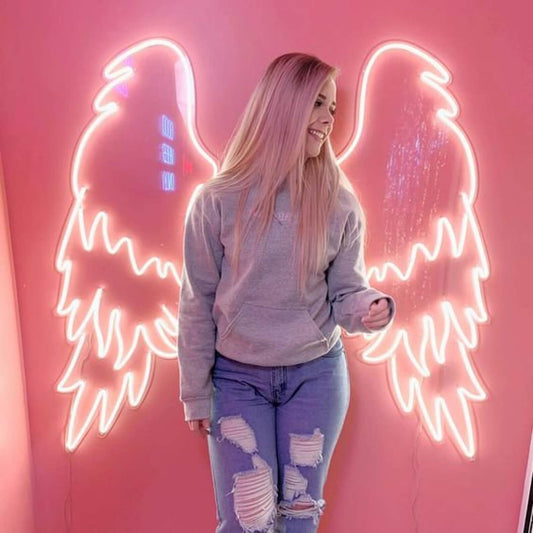 Angel Wings Neon Sign-2 Pieces