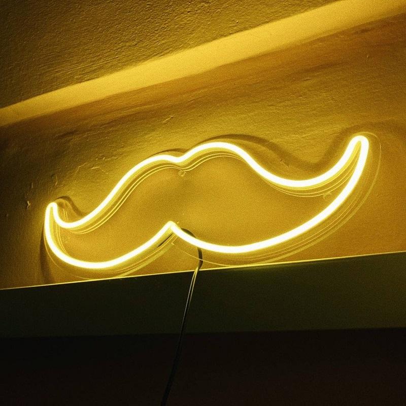 Mustache Led Neon Sign