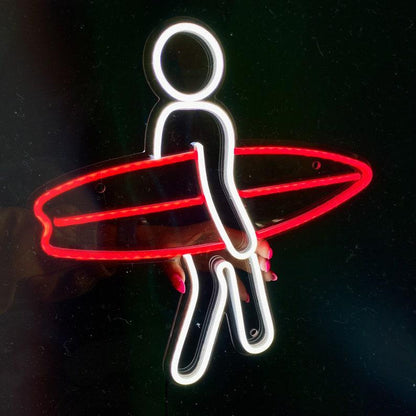 Surf Man LED Neon Sign