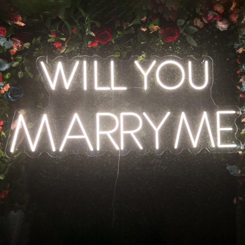 Will you marry me neon lights | wedding neon sign | isneon