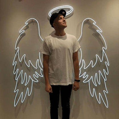 Angel Wings Neon Sign-2 Pieces