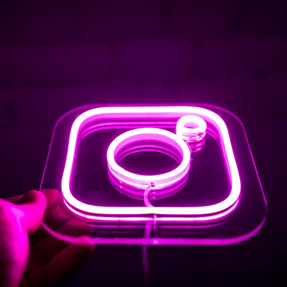 Instagram LED Neon Sign Light