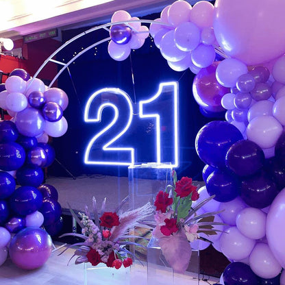 21 Birthday Neon Sign Light